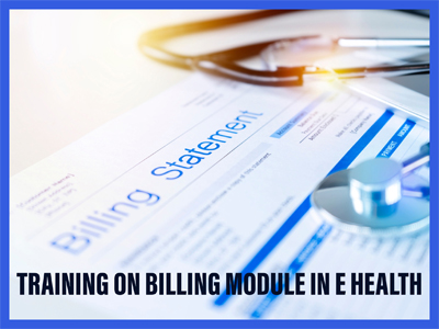 Training on Billing module in eHealth 